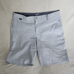 Nike Men's Pinstriped Light Blue Shorts